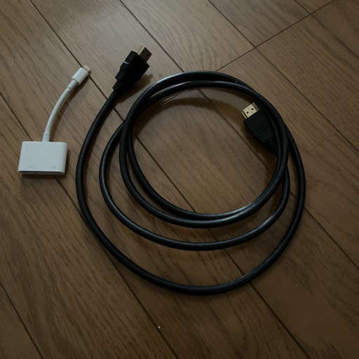 Lightning digital AVアダプタ　Apple 純正　HDMIケーブル付き