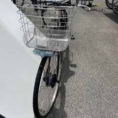  電動アシスト自転車（27インチ）パナソニック　　電動/黒　中古品の画像
