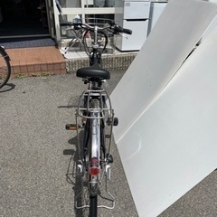  電動アシスト自転車（27インチ）パナソニック　　電動/黒　中古品の画像
