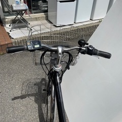  電動アシスト自転車（27インチ）パナソニック　　電動/黒　中古品の画像