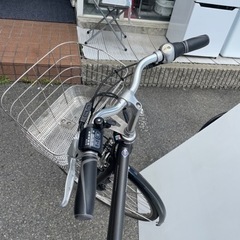 電動アシスト自転車（27インチ）ブリジストン　電動/黒　　中古品の画像