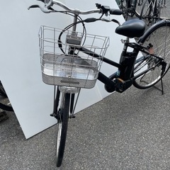 電動アシスト自転車（27インチ）ブリジストン　電動/黒　　中古品の画像