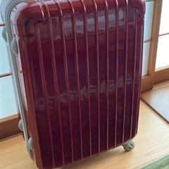 ［取引完了］旅行用　ACTUS　スーツケース キャリーバッグ 赤の画像