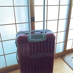 ［取引完了］旅行用　ACTUS　スーツケース キャリーバッグ 赤の画像