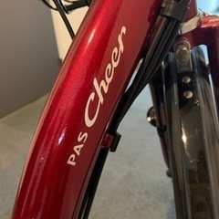 2021年9月購入　電動自転車　ヤマハ　26インチ　レッドの画像
