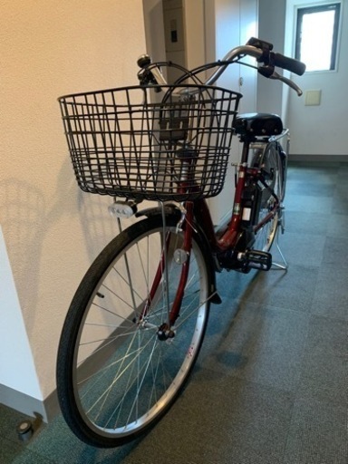 2021年9月購入　電動自転車　ヤマハ　26インチ　レッド