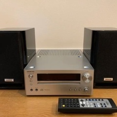 ONKYOレシーバー・スピーカーセットCR-S1+D-S1 Bl...