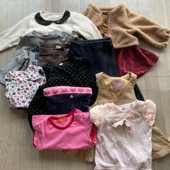 女の子　80〜90 冬服夏服ズボントップスワンピースほか