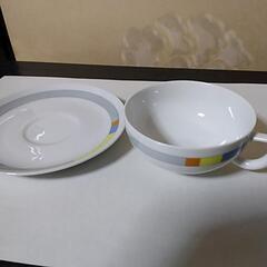 ティーカップ 2客　（カップ4，お皿2）の画像