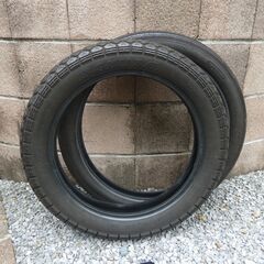 バイク 中古タイヤ前後セット 2.75-18,  3.50-16
