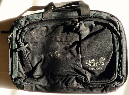 Jack Wolfskin（ジャック・ウルフスキン）3way bag （手提げ・backpack　rucksack・shoulder）　＊USED
