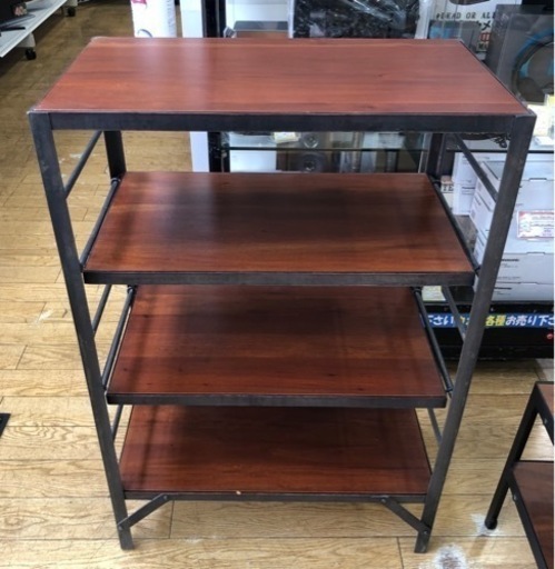 【値下げ可】unico lumber mini シェルフ スモールシェルフ UNICO LUMBER-mini ﾌﾞﾗｳﾝ×ﾌﾞﾗｯｸ