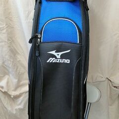 新品　キャディバッグ　ミズノMIZUNO　青の画像