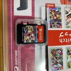 switchマリオカート8、ライブホームサーキット、ハンドルのセットの画像