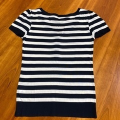 【値下げしました‼️】COMME CA DU MODE/コムサデモード ボーダーカットソー（Sサイズ）の画像