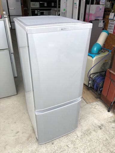 【動作保証あり】MITSUBISHI 2015年 MR-P15Z 146L 2ドア 冷凍冷蔵庫【管理KRR421】
