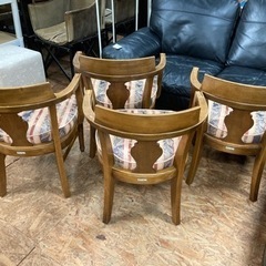 柏木工 ダイニングチェア 4脚セット 中古の画像