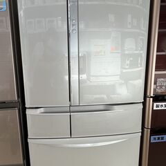 Panasonic/パナソニック 6ドア冷蔵庫 451L 自動製氷機能つき NR-FV45V5-H 2019年製 【ユーズドユーズ名古屋天白店】J2079 パナソニック 冷蔵庫 451L 観音開き 6ドア 幅68.5cm うす型 フル