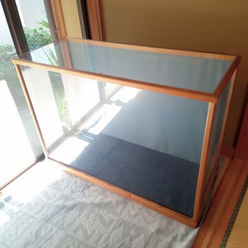 直接引取り（手渡し）限定　ガラスケース　木枠 ショーケース　展示ケース