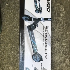 子ども用スクーター　黒　中古の画像