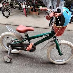 こども自転車16インチ補助輪付き