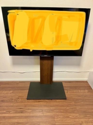 47型SONYテレビ＋WALL壁寄せテレビスタンド