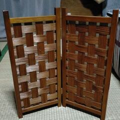 行燈と、ついたて セットの画像