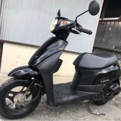 動画有り SUZUKI レッツ 原付 50cc タイヤ前後新品 美車 生産終了で無くなる前にどうぞ！の画像