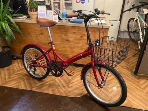 20インチ折りたたみ自転車　6速