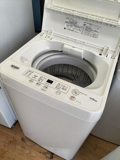 ヤマダ電気（YAMADA　SELECT）YWM-T45H1　全自動洗濯機　4.5K  2020年製