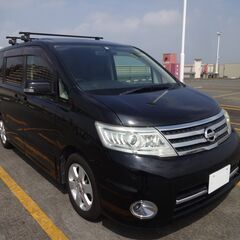 込プライス２２万４千円 セレナＨＷＳＶセレクション(CC25) 人気のブラック 検５年２月 機関良好の画像