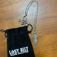 フェザーネックレス ターコイズ