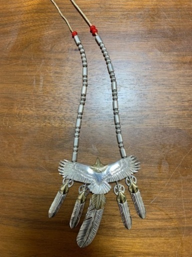 フェザーネックレス イーグルフェザー