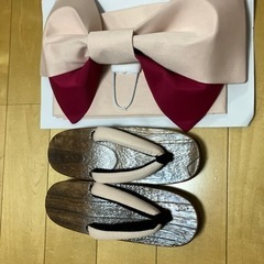 GRL浴衣の帯と下駄セット　未使用