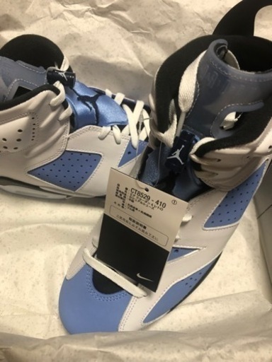スニーカー Nike Air Jordan 6 "UNC"  28cm
