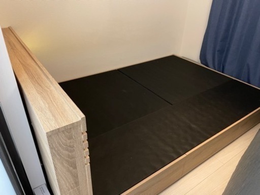 使用一年半ダブルベッドフレーム※解体もお願いします。