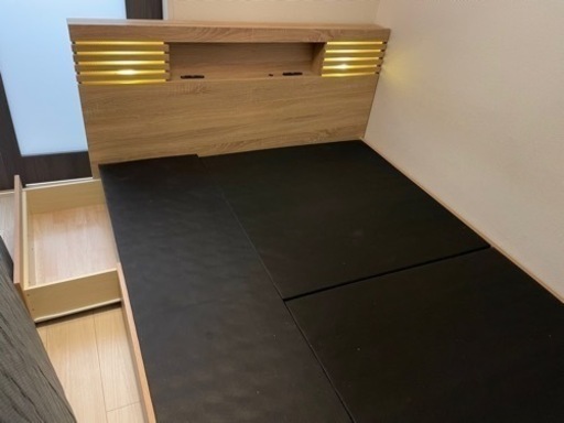 使用一年半ダブルベッドフレーム※解体もお願いします。