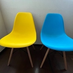☆お譲り決まりました☆ イームズシェルチェアのリプロダクト   2脚