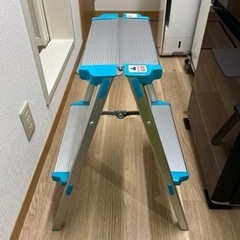 アルミ製 軽量 ステップラダー 3段(カインズ)高さ80cm
