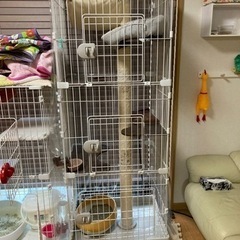 猫用4段ケージ