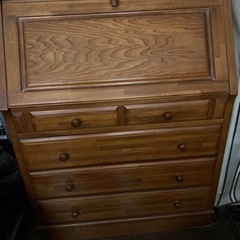 木製ライティングデスク