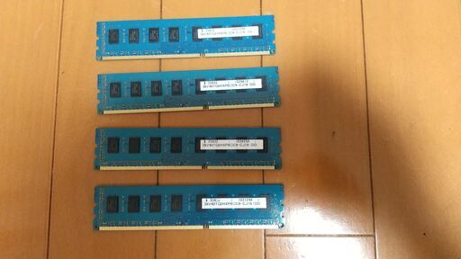 ★中古、CENTURY HQ MEMORY 36V40TG8HXPBCC9-CJ19 4GB×4枚 合計16GB PC3-10600 DDR3 1333