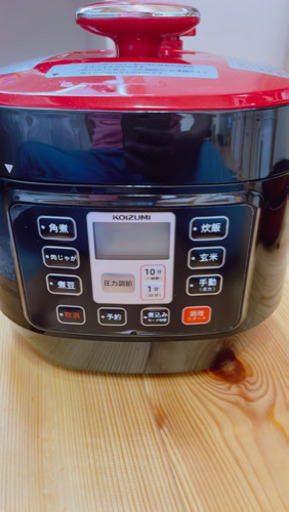 【美品】コイズミ　マイコン電気圧力鍋　取扱説明書、レシピ本付