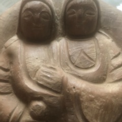 夫婦の像の画像