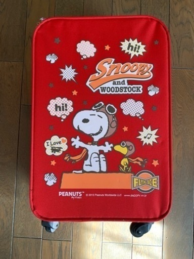 【未使用品】スヌーピー　キャリーバッグ　スーツケース