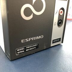 富士通：ESPROMO D751/C /Core i5/2GB/HDD 500GBの画像