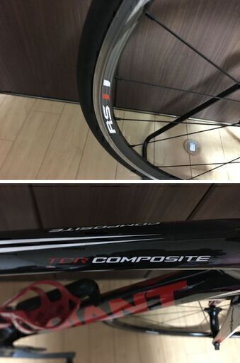 【取引終了】【値引交渉OK】ホイールとセットがお得です！！中古美品 Giant ジャイアント TCR Compsite SE 2011