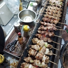 屋台の焼き鳥屋でのバイト　完全歩合