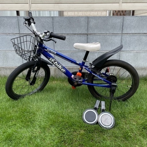 美品♪d-bike 18インチ 自転車 補助輪付き
