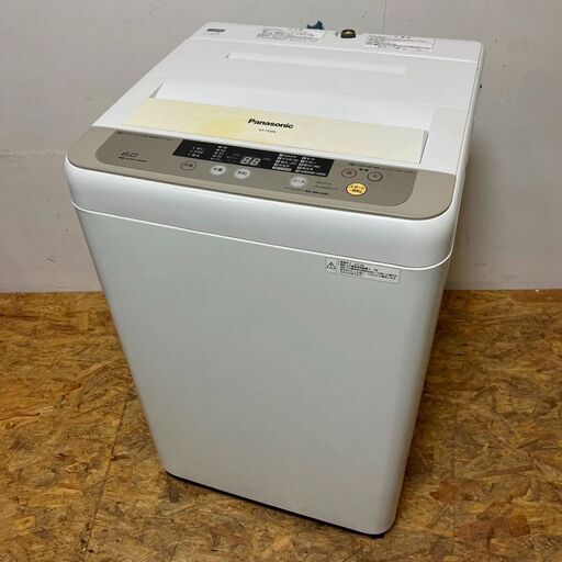 11/4パナソニック 6.0kg 洗濯機 NA-F60B8 2015年製　/SL2
